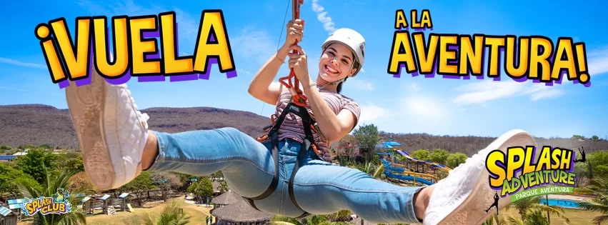 Ecoproparks. Banner de Splash Adventure.